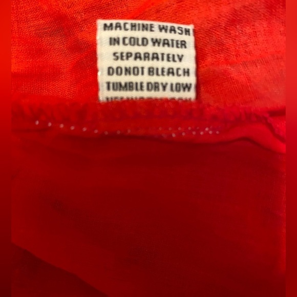 Sim & Sam Women Red Tropical Floral Strapless Midi Maxi Womens Size Medium Dress - Picture 7 of 7